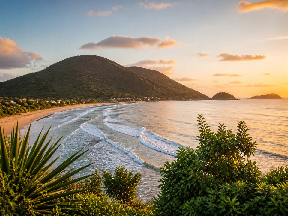 Paisagem inspirada em Guaratuba, PR